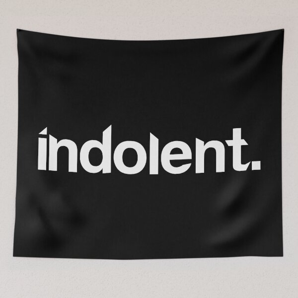 Item preview, Indolent - Single Word Black designed and sold by StaggerWords.