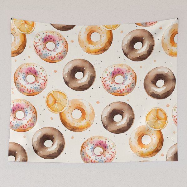 Item preview, Sweet Donut Pattern designed and sold by ArtinDrop.