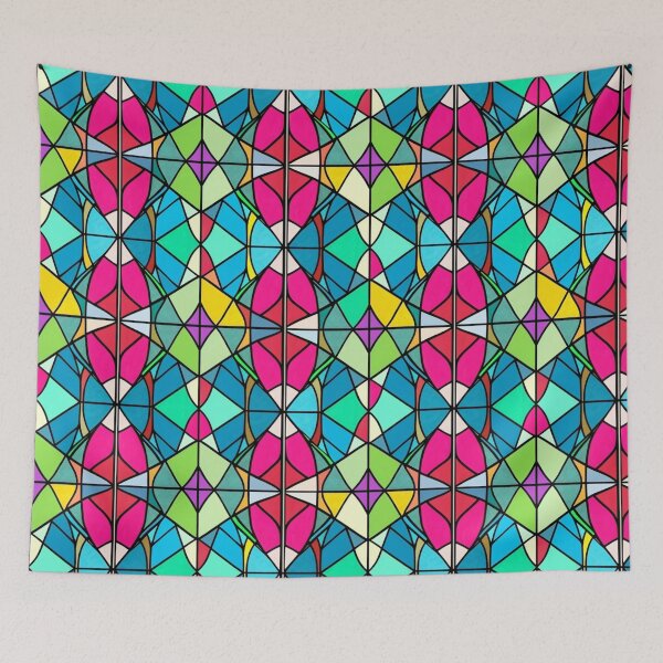 Item preview, Geometric Stained Glass Pattern designed and sold by dmanalili.
