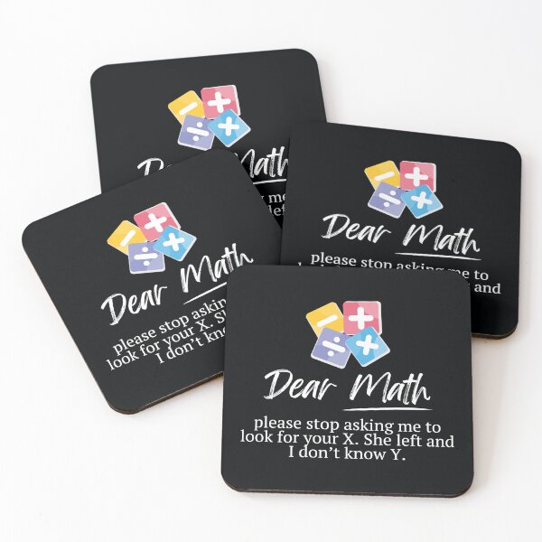 Item preview, Hilarious Dear Math Joke designed and sold by MathVerge.