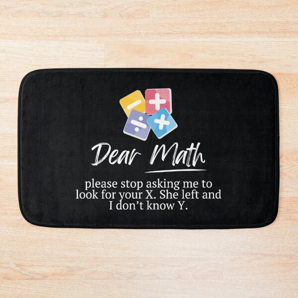Item preview, Hilarious Dear Math Joke designed and sold by MathVerge.