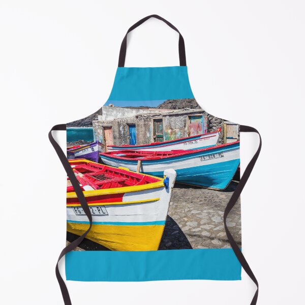 Item preview, Colorful fishing boats, Cape Verde designed and sold by Lyl Dil Creations.