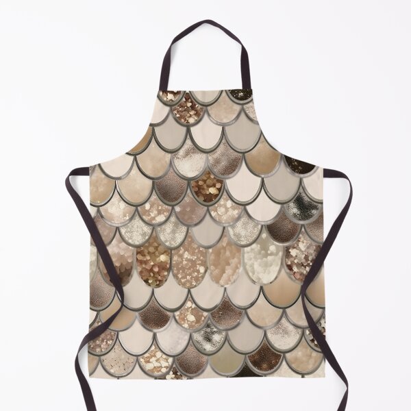 Item preview, Mermaid Glitter Scales - Gold Faux Glitter Shower Curtain designed and sold by Kentala.