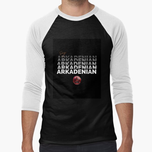 Camiseta ¾ estilo béisbol