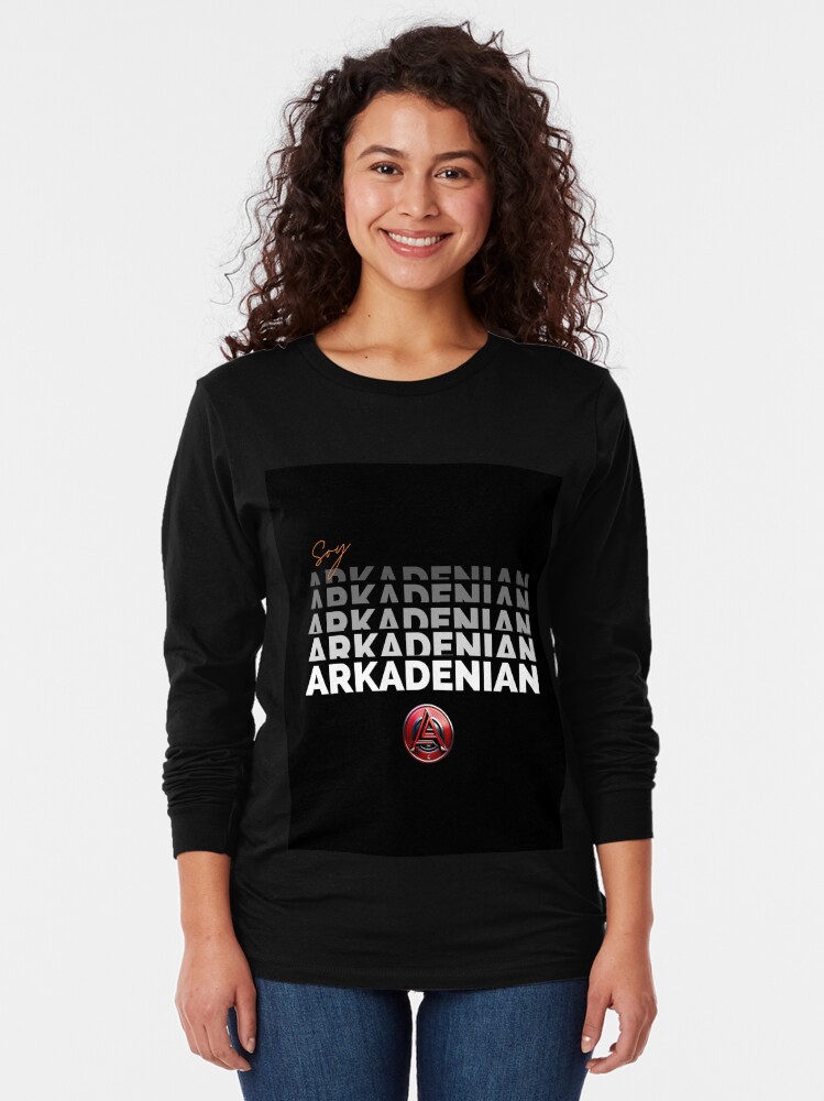 Imagen 2 de 5, Camiseta de manga larga con la obra soy Arkadenian, diseñada y vendida por SaraPanacea.