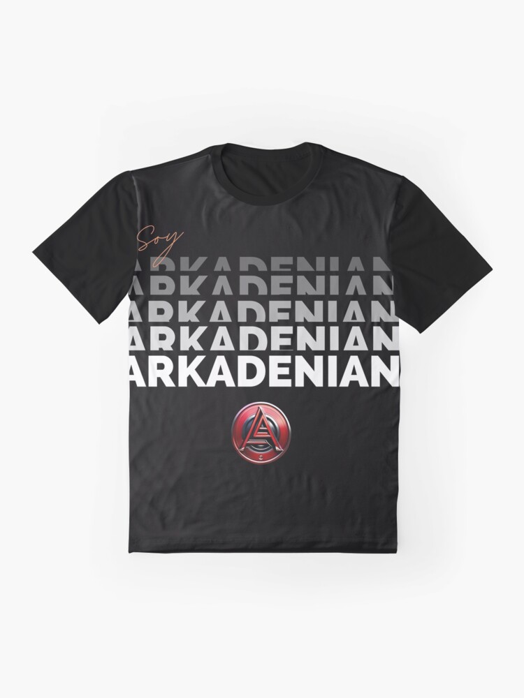 Imagen 4 de 5, Camiseta gráfica con la obra soy Arkadenian, diseñada y vendida por SaraPanacea.