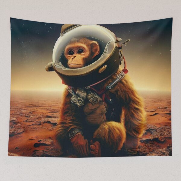 Item preview, The Monkey on Mars designed and sold by jsebouvi.
