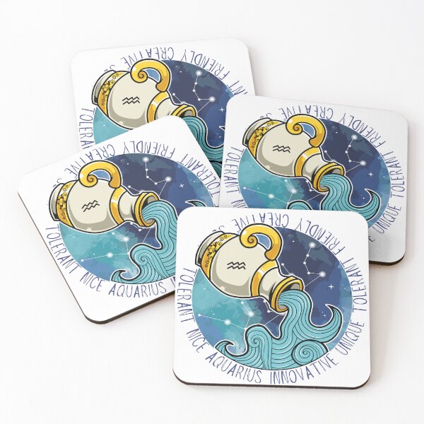 Item preview, Aquarius Traits and Constellation Zodiac designed and sold by WunderfulArt.