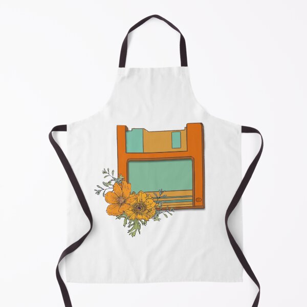 Item preview, Floppy Disk with Flower Vintage Hand Drawn Art Work Sticker  designed and sold by Muhammad  Toqeer.