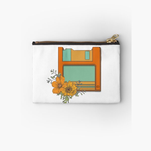 Item preview, Floppy Disk with Flower Vintage Hand Drawn Art Work Sticker  designed and sold by Muhammad  Toqeer.