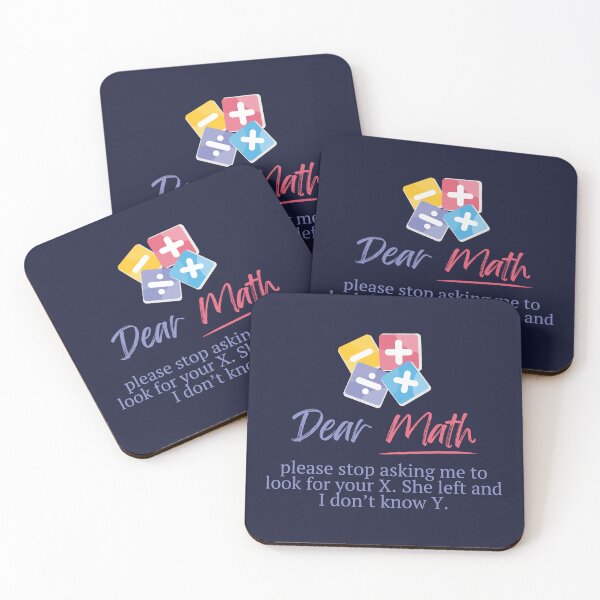 Item preview, Hilarious Dear Math Joke designed and sold by MathVerge.