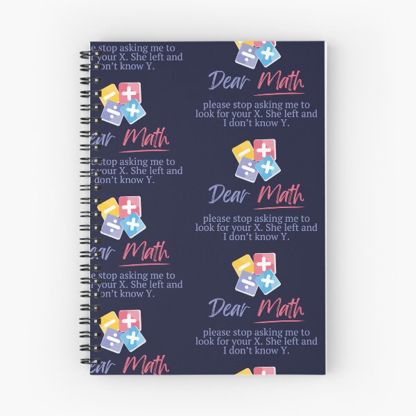 Item preview, Hilarious Dear Math Joke designed and sold by MathVerge.