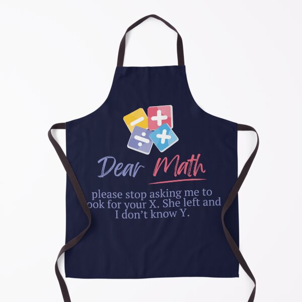 Item preview, Hilarious Dear Math Joke designed and sold by MathVerge.