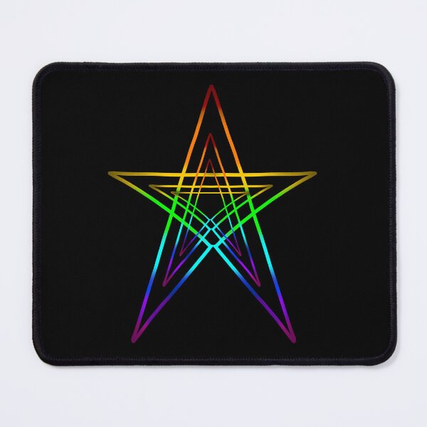 Item preview, colorful pentagram designed and sold by La Loca.