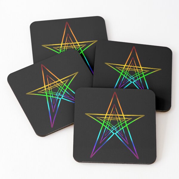 Item preview, colorful pentagram designed and sold by La Loca.