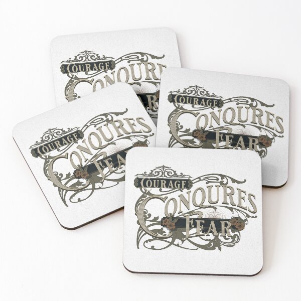 Item preview, Courage Conquers Fear - Inspirational T-Shirt designed and sold by Mrrs-co.