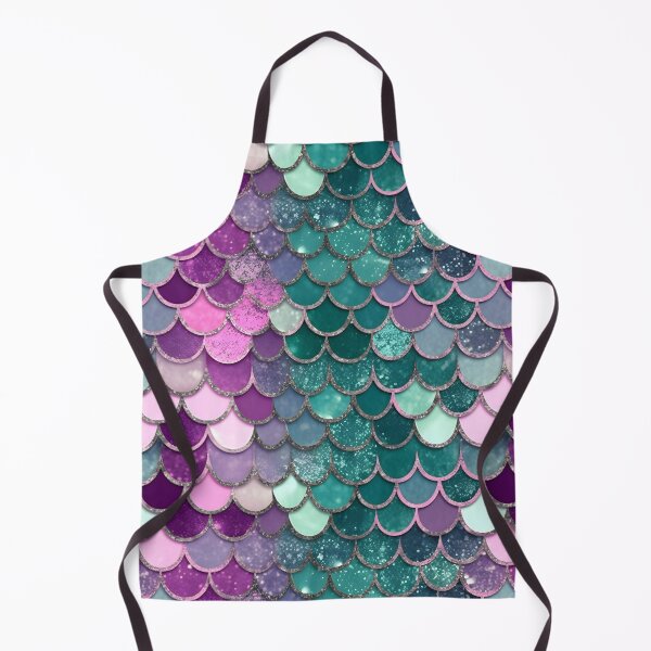Item preview, Mermaid Glitter Scales - Rainbow Colored Gold Glitter Shower Curtain designed and sold by Kentala.