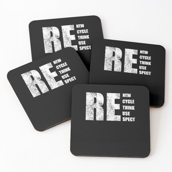 Item preview, Recycle Reuse Renew Rethink Respect designed and sold by BetterLeo.