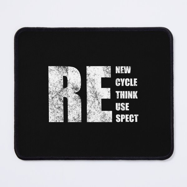 Item preview, Recycle Reuse Renew Rethink Respect designed and sold by BetterLeo.
