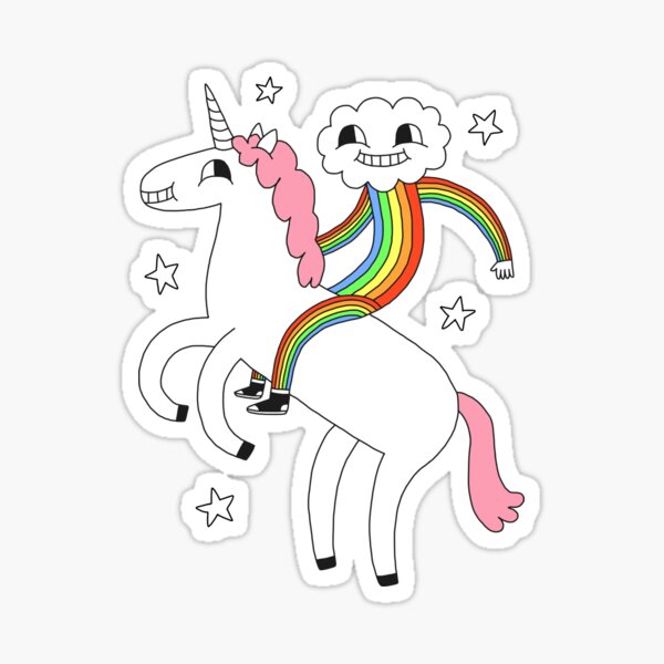 Item preview, Unicorn & Rainbow Boy designed and sold by obinsun.