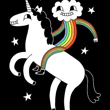 Artwork thumbnail, Unicorn & Rainbow Boy by obinsun