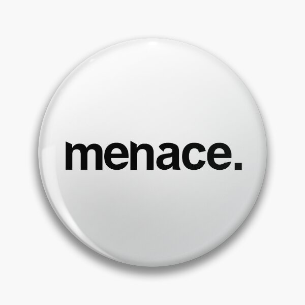 Item preview, Menace - Single Word White designed and sold by StaggerWords.