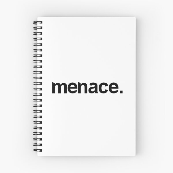 Item preview, Menace - Single Word White designed and sold by StaggerWords.
