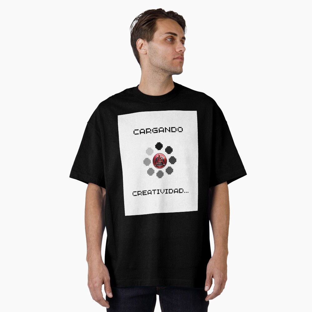 Vista previa del artículo con la obra «Camiseta holgada», diseñado y vendido por SaraPanacea.