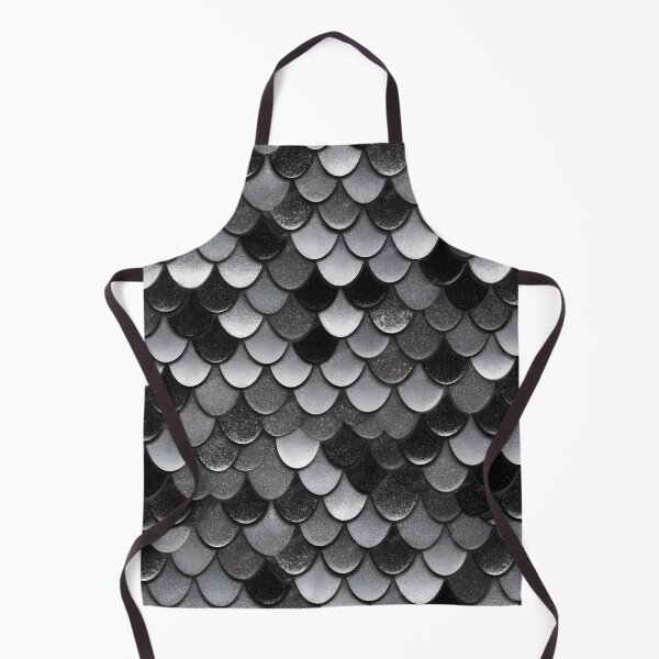 Item preview, Glitter Scales - Metallic Black Gray Shower Curtain. designed and sold by Kentala.