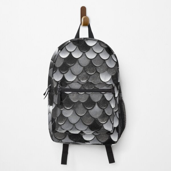 Item preview, Glitter Scales - Metallic Black Gray Shower Curtain. designed and sold by Kentala.
