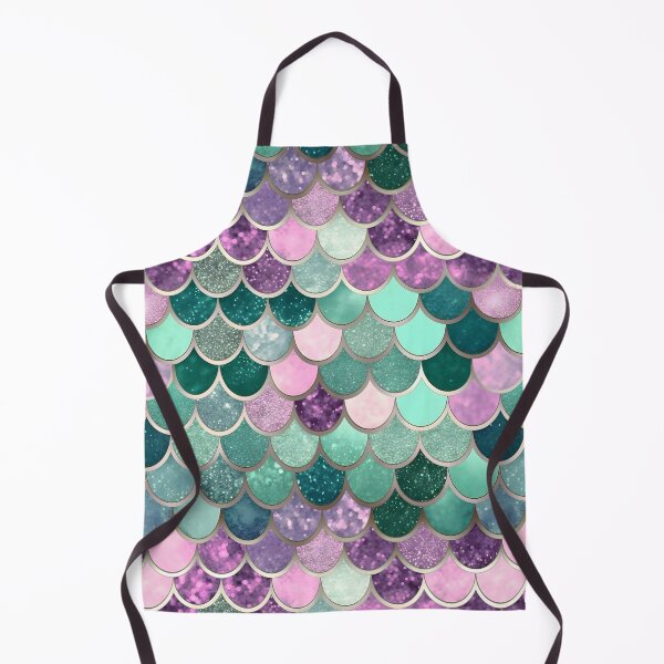 Item preview, Mermaid glitter scales - rainbow gold glitter shower curtain designed and sold by Kentala.