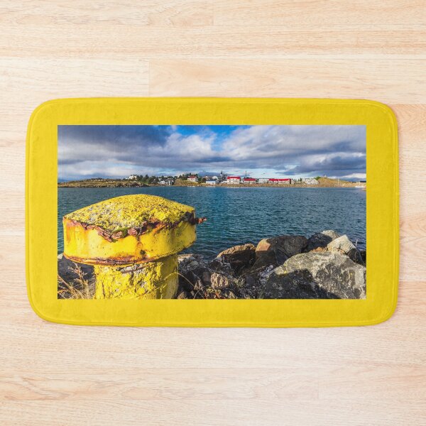 Item preview, View over Borgarnes from Brakarey, Iceland designed and sold by Lyl Dil Creations.