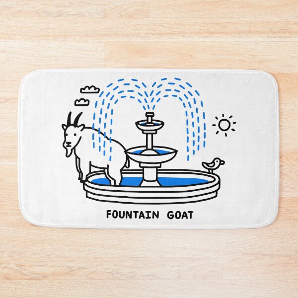 Item preview, Fountain Goat designed and sold by obinsun.