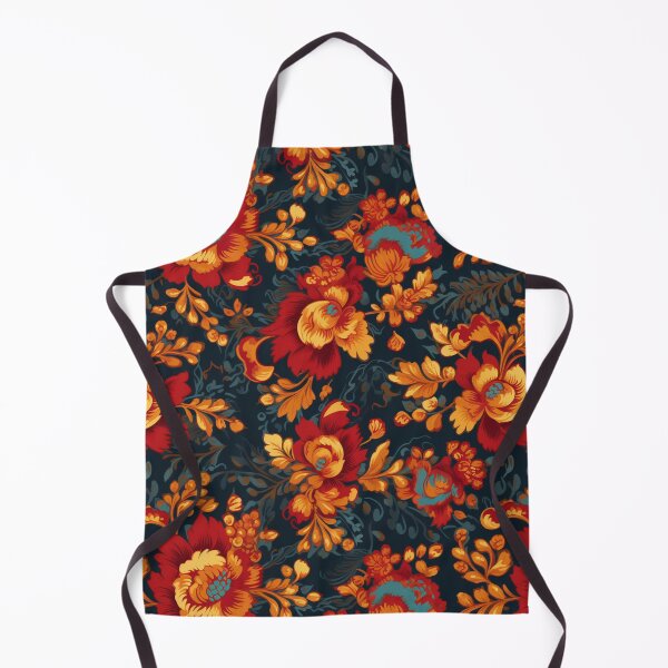 Item preview, Khokhloma Floral Pattern designed and sold by dmanalili.