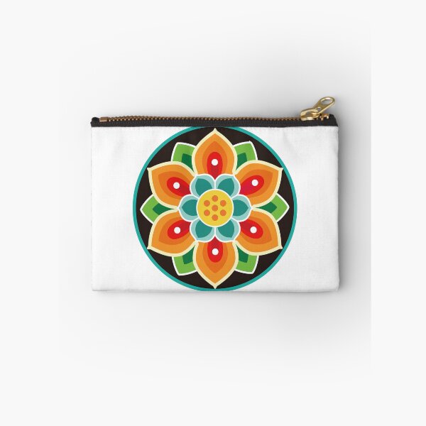Item preview, Orange and light green Dancheong pattern [korean traditional] designed and sold by haje-shop.