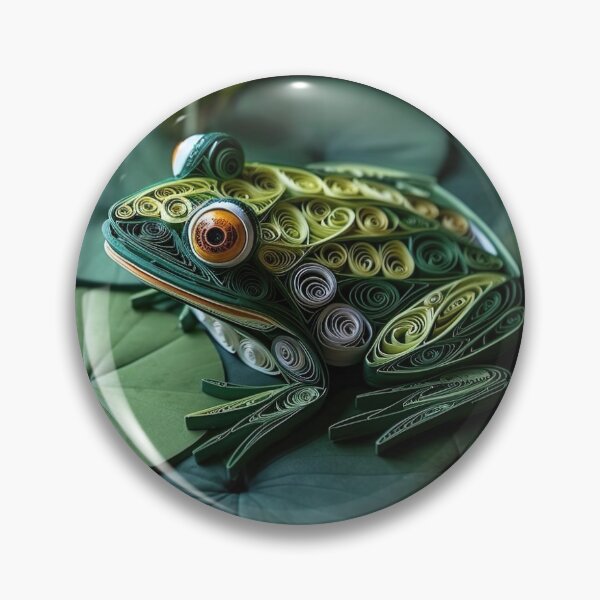 Item preview, Paper Quilled Bullfrog designed and sold by Matt's Artificial Nature.