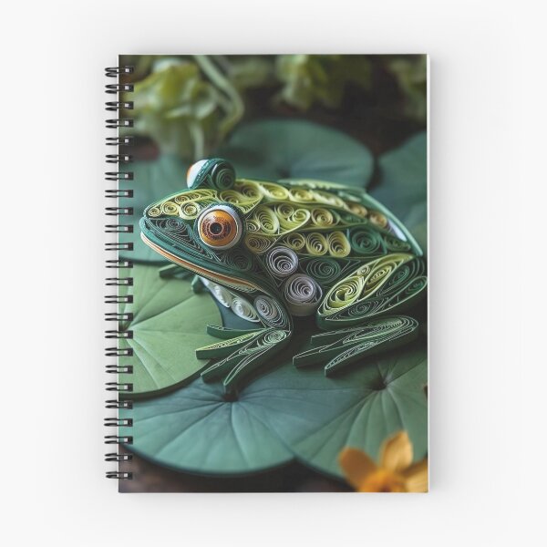 Item preview, Paper Quilled Bullfrog designed and sold by Matt's Artificial Nature.