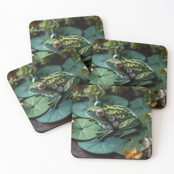 Item preview, Paper Quilled Bullfrog designed and sold by Matt's Artificial Nature.