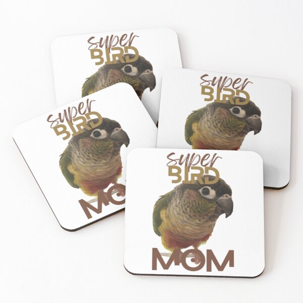 Item preview, Super Bird Mom Green Cheek Conure Parrot Bird designed and sold by TatianaLG.