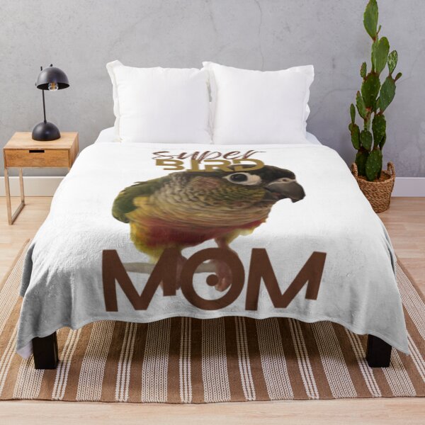 Item preview, Super Bird Mom Green Cheek Conure Parrot Bird designed and sold by TatianaLG.