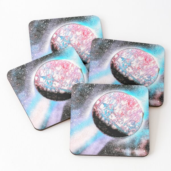 Item preview, Cotton Candy Blue and Pink Planet designed and sold by SprayPaintaNick.