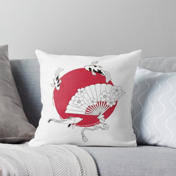 Item preview, Swimming in the red Japanese moon air. designed and sold by go gg.