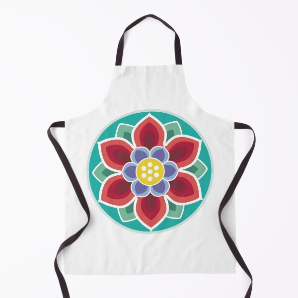Item preview, Red and green Dancheong pattern [korean traditional] designed and sold by haje-shop.
