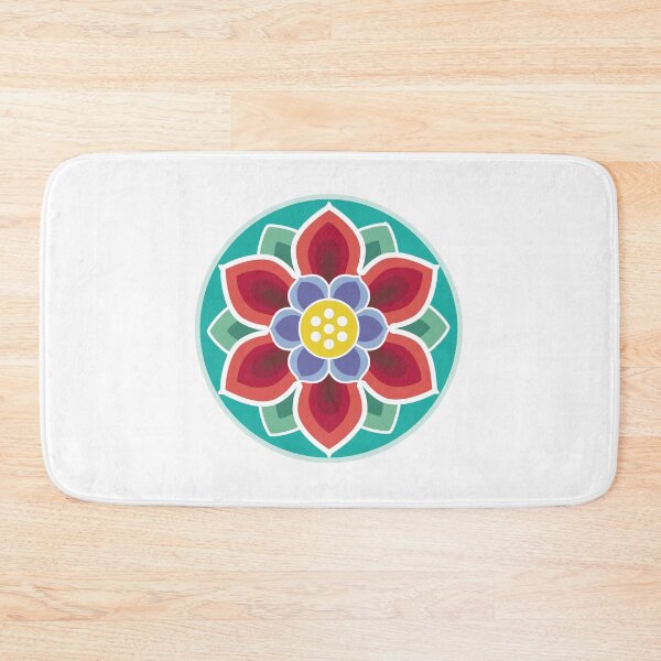 Item preview, Red and green Dancheong pattern [korean traditional] designed and sold by haje-shop.