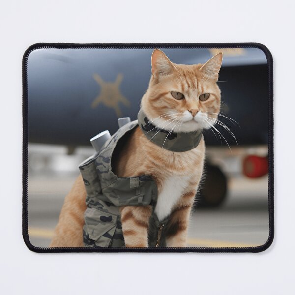 Item preview, Cat a Fighter Jet Pilot designed and sold by JustinaLD.