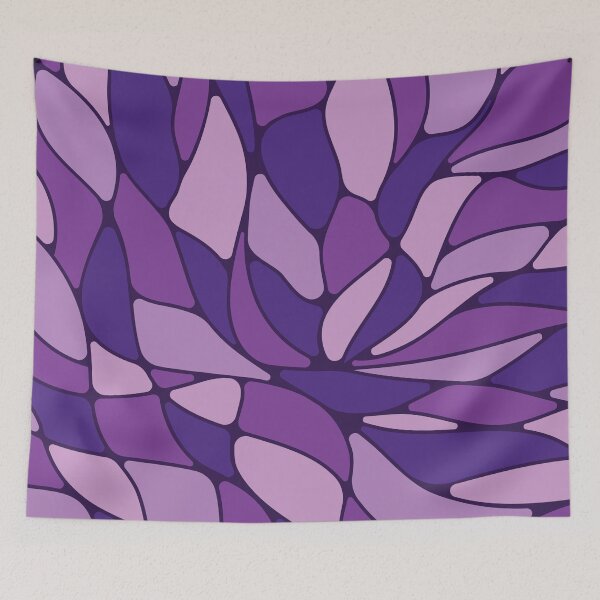 Item preview, Abstract flowing mosaic art • Purple designed and sold by boozkova-vorona.