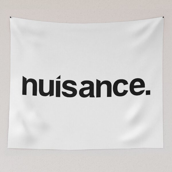 Item preview, Nuisance - Single Word White designed and sold by StaggerWords.