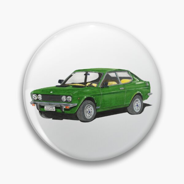 Item preview, Retro Italian Car (128 sport) designed and sold by SylwiaCarArt.