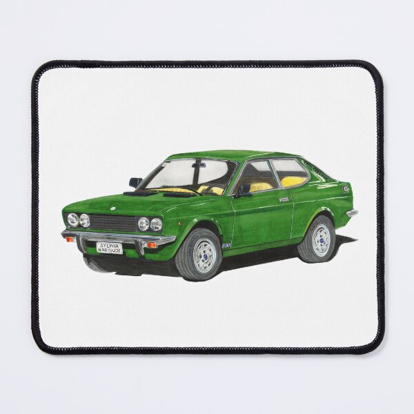 Item preview, Retro Italian Car (128 sport) designed and sold by SylwiaCarArt.