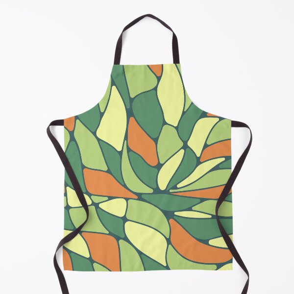 Item preview, Abstract flowing mosaic art • Green and orange designed and sold by boozkova-vorona.